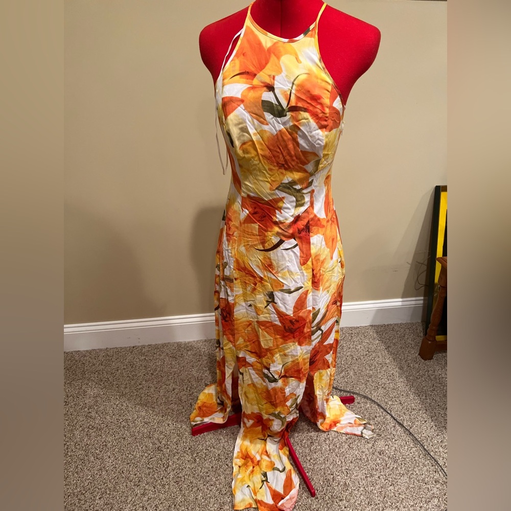 Guess Long Floral Dress